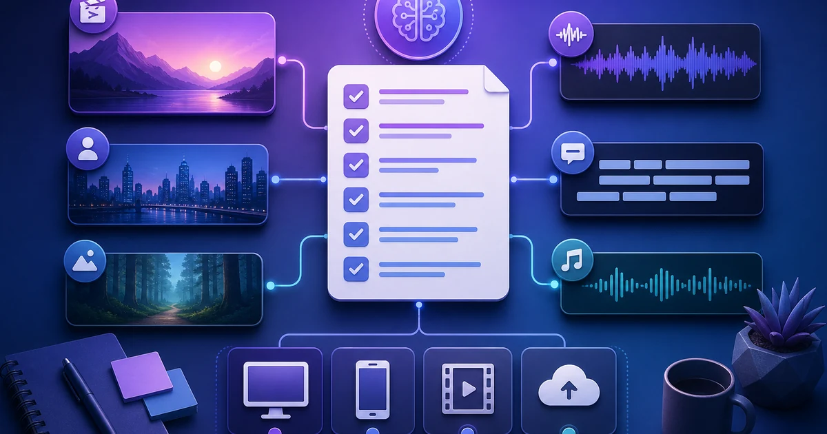Create a One-Page AI Video Production Brief