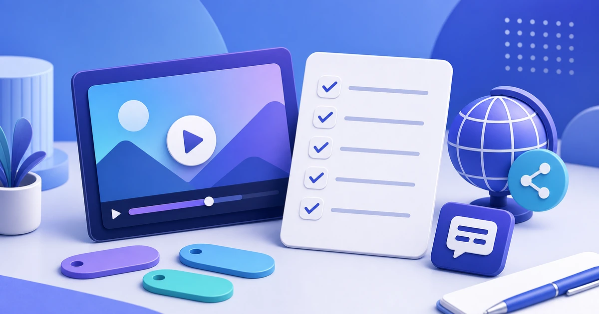 Prepare an AI Video Publish Checklist for Showcase